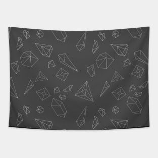 White crystals Tapestry