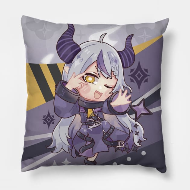 Hololive Laplus Darkness Pillow by naderu