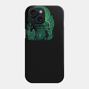 Green cat Phone Case