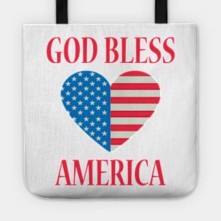 God Bless America Fourth of July Celebration Tote