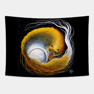 Moon Fox Tapestry