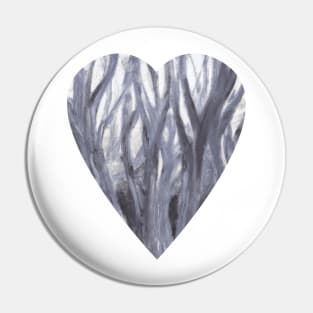 Blue gums (heart) Pin