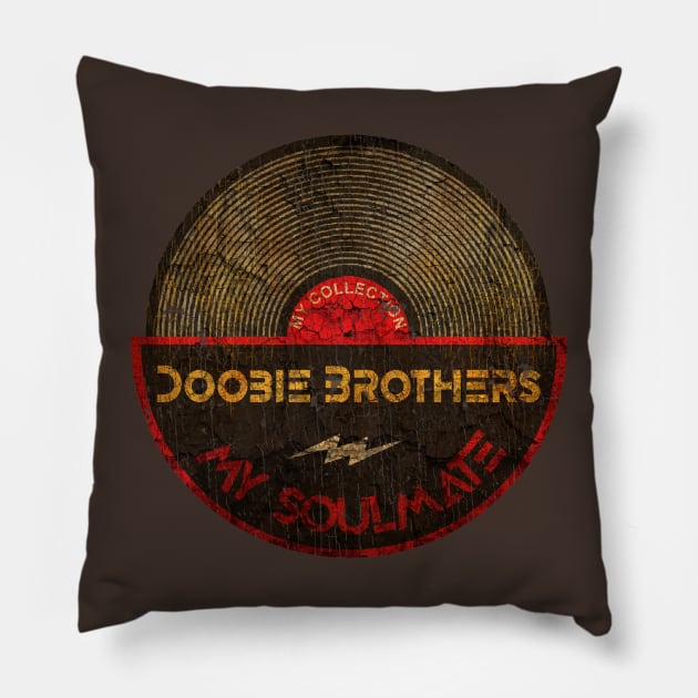 Doobie Brothers - My Soulmate Pillow by artcaricatureworks