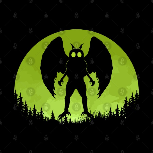 Mothman Moon by Tesszero