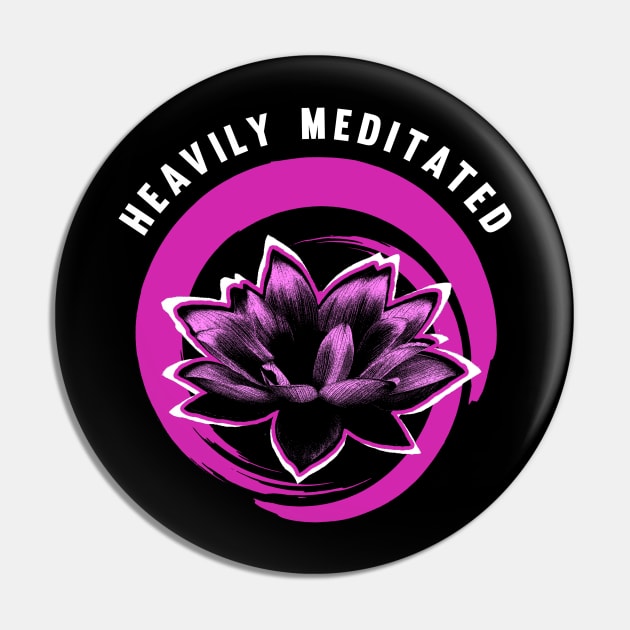 Heavily Meditated Purple - Yoga Pin by dnlribeiro88