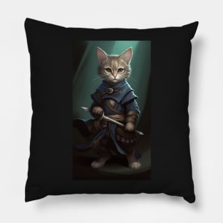 Whiskers the Kitten Ninja Pillow