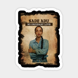 Vintage Old Paper 80S Style Sade Magnet