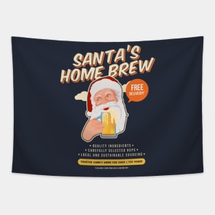 Santa's Christmas Homebrew funny xmas Tapestry