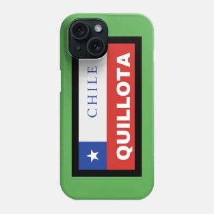 Quillota City in Chilean Flag Phone Case