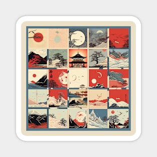 JAPANESE WOODBLOCK PRINTS Magnet