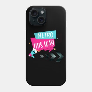 QATAR METRO THIS WAY Phone Case