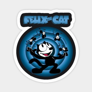 Felix the Cat Juggling Mice Felix Cat Cartoon Is Old School Retro Style Magnet