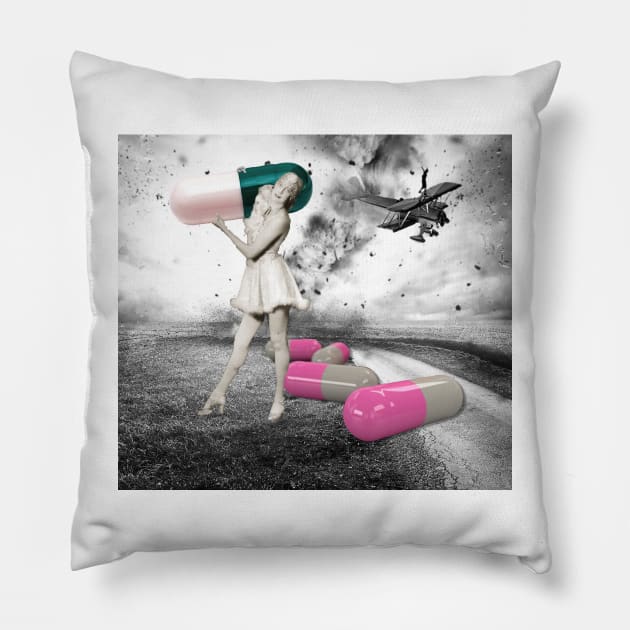 Don't Flap, Get Well Soon Pillow by MarbleCloud