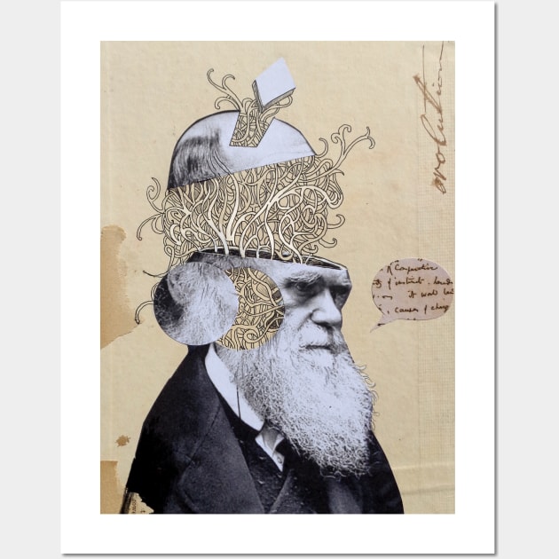 Buy Charles Darwin Linocut Print Thank God for Charles Darwin Online in  India  Etsy