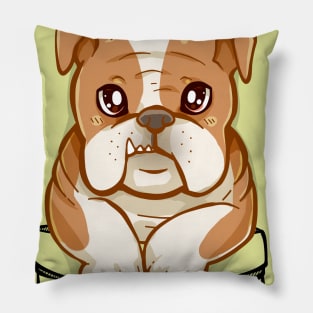 Pocket Cute English Bulldog Puppy Pillow