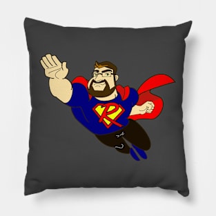 Rebelman (Blue) Pillow