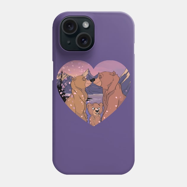 Brother Bear Love Phone Case by Drea D. Illustrations
