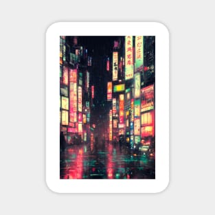 Tokyo Neon Anime Japan Vibes <3 Magnet