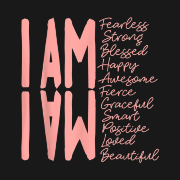 I Am Fearless Strong Blessed Youth T-Shirt