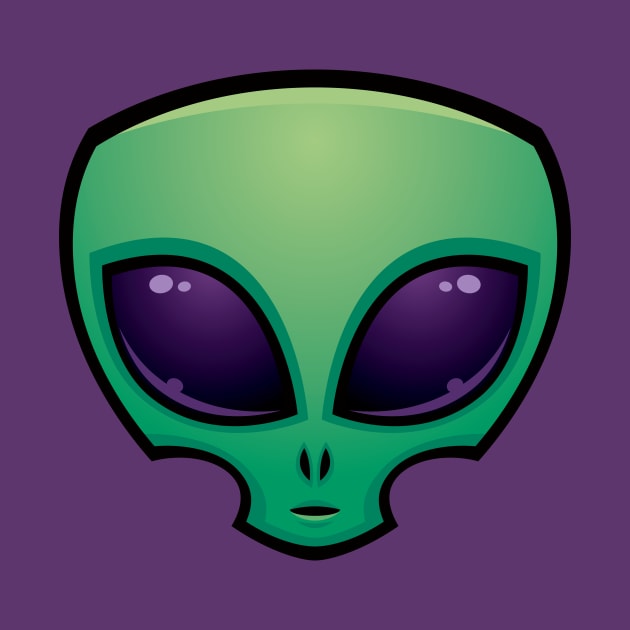 Alien Head Icon by fizzgig