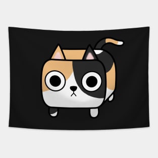 Calico Kitty Cat Loaf Tapestry