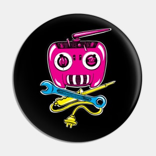 CMYK Robot Builder Iconic Logo by Offbeat Robotics Pin