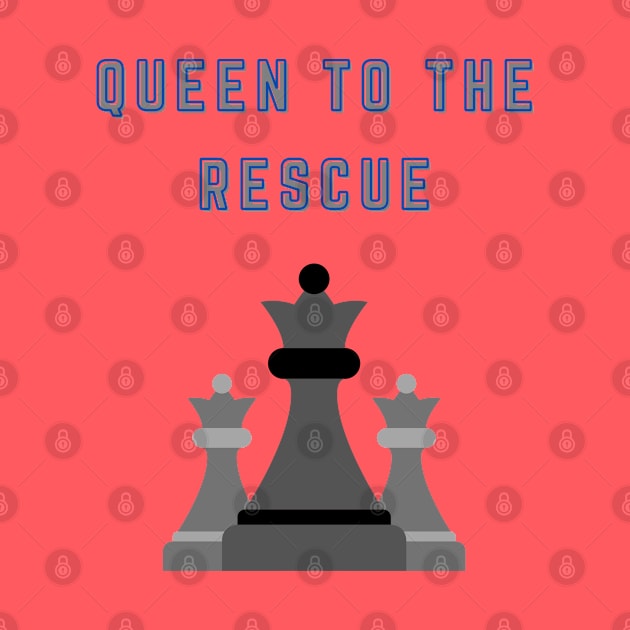 Chess Queen - to the rescue by Chessfluencer