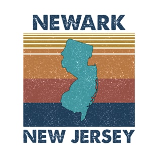 Newark New Jersey Retro Vintage Clothing Men Women Custom T-Shirts Unique Graphic T-Shirt