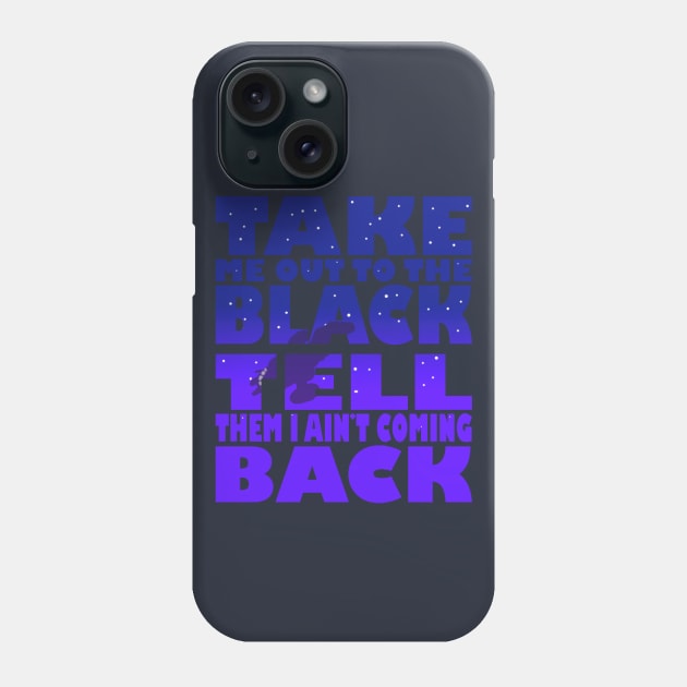 Take Me Out To The Black Phone Case by AngryMongoAff