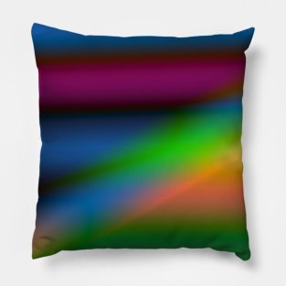 RED BLUE GREEN TEXTURE ART Pillow