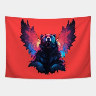 Bear with Wings Tapestry