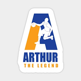 Arthur Custom Player Basketball Your Name The Legend Magnet