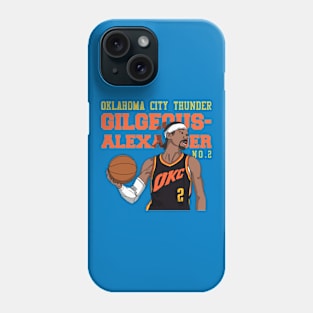 Shai Gilgeous-Alexander Comic Style Phone Case