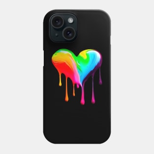 Marble heart design Phone Case