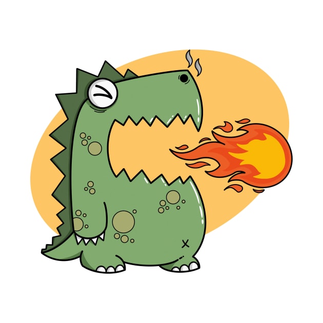 Angry Dino by Innsmouth