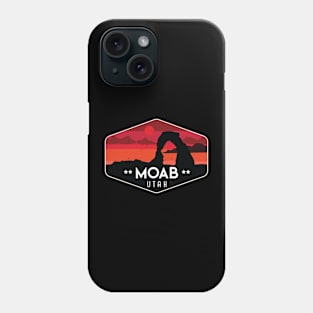 Moab Utah Vintage Sunset Phone Case