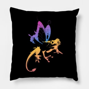 Fantasy Frog - Gradient V4 Pillow