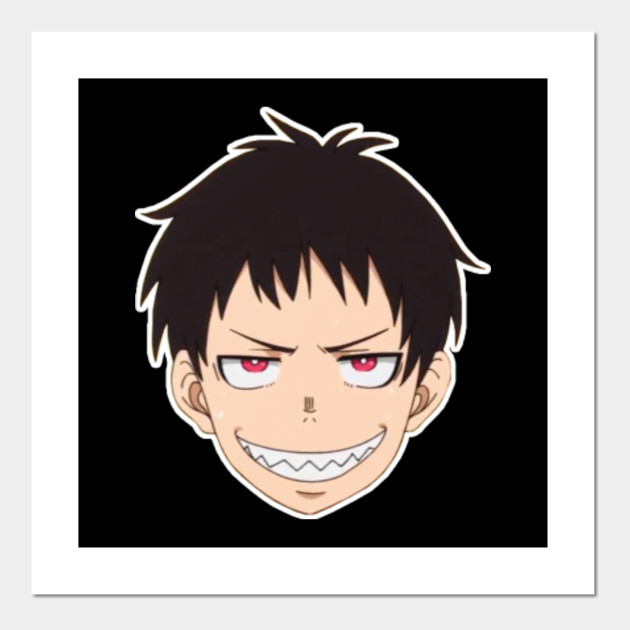 Wallpaper Shinra Kusakabe Smile Fire Force Affiche Et Impression D Art Free HD
