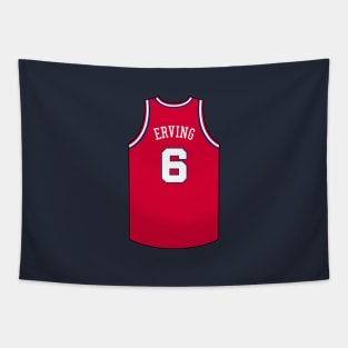 Julius Erving Philadelphia Jersey Qiangy Tapestry