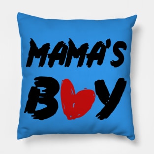 Mamas Boy , Valentine day , Toddler boy , kid Pillow