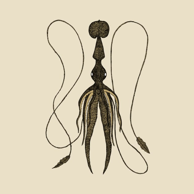 Squid Illustration by djrbennett