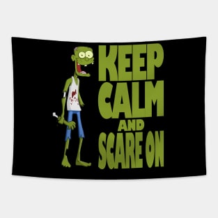 Halloween - Keep calm and scare on Tapestry