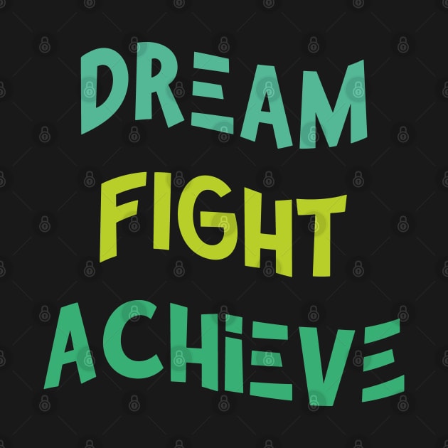 Dream , Fight , Achieve by Adam7