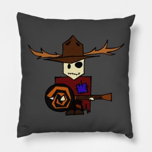 Banjo Scarecrow (Scarelette Series) Pillow