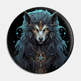 Werewolf Goddess Pin