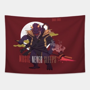 Music Never Sleeps (Galaxkylian) Tapestry