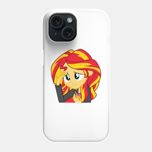 Pleading Sunset Shimmer 3 Phone Case