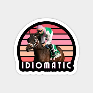 Idiomatic Horse Horse Racing Del Mar Santa Anita Magnet