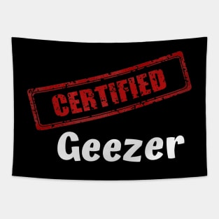 Certified Geezer Tapestry