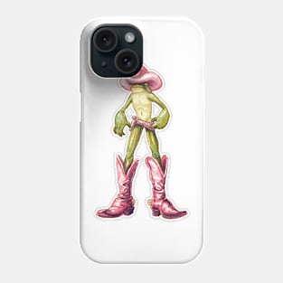 cowboy frog Phone Case